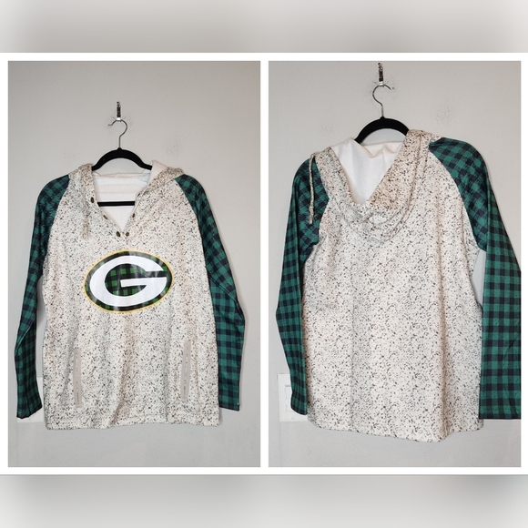 Green Bay Packers lightweight hoodies. Women's Size Large. - Picture 13 of 16